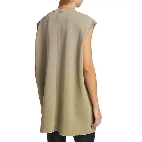 Rick Owens X Moncler Womens Tarp Tee in Acid Degrade XSmall New Tank Sleeveless - Picture 2 of 16